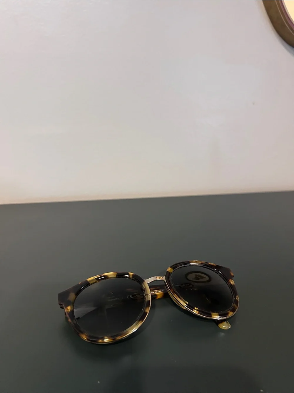 Tory Burch Leopard Detail Cat Eye Sunglasses